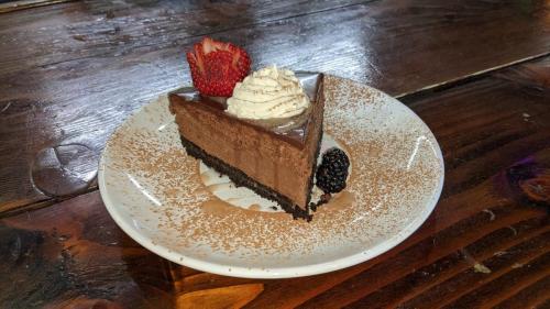 Double Pumper Chocolate Cheesecake Slice