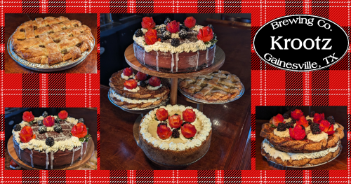 Best Desserts in Gainesville Texas. Krootz Brew Pies.
